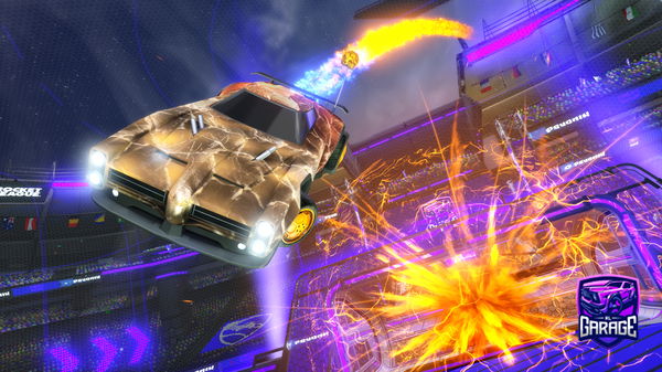 A Rocket League car design from lightshadowww