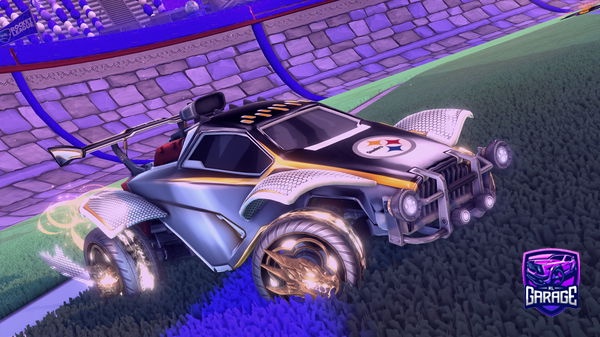 A Rocket League car design from Wyotron
