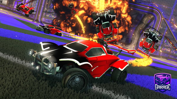 A Rocket League car design from kuteshikito