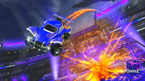 A Rocket League car design from wissle-up