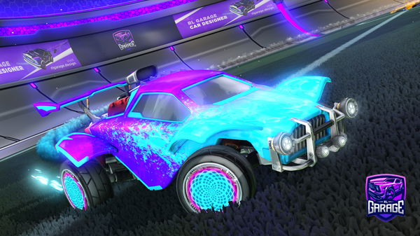 A Rocket League car design from Cloud1204