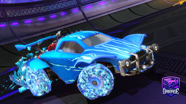 A Rocket League car design from Raphanguille