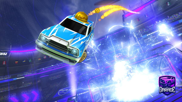 A Rocket League car design from DSCamRL_