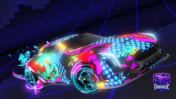 A Rocket League car design from -Goose-