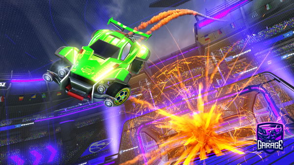 A Rocket League car design from ShatteredGlass554