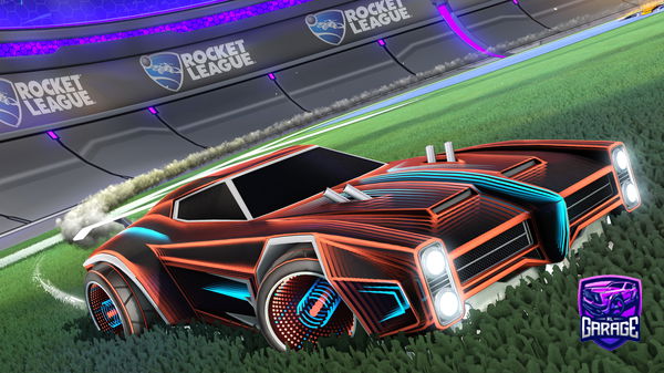 A Rocket League car design from acevvxa