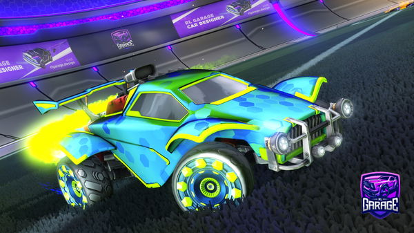 A Rocket League car design from pikab0o_