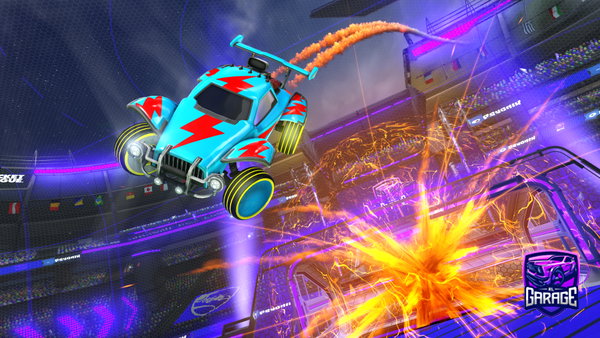 A Rocket League car design from snackthemac