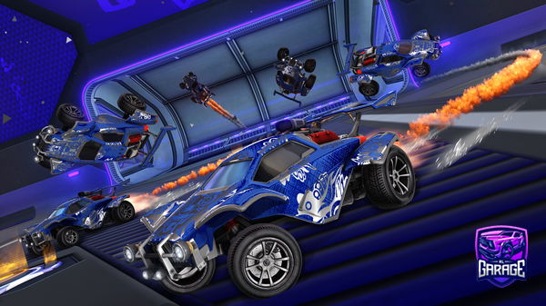 A Rocket League car design from Jeebozz