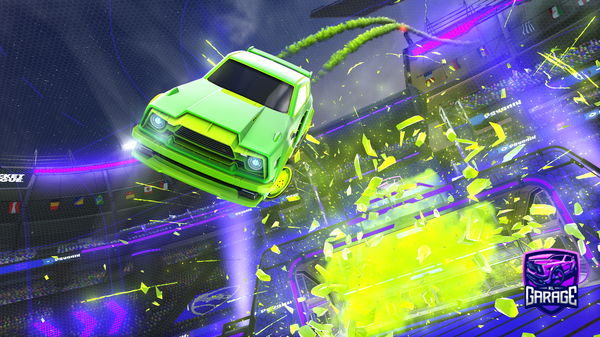 A Rocket League car design from Ryangoflying