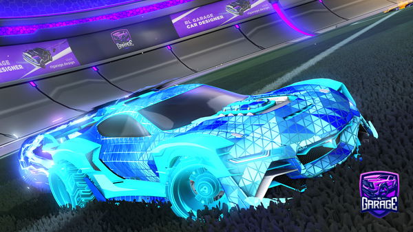 A Rocket League car design from Red-fadedpollo