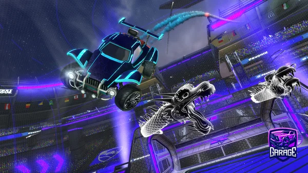 A Rocket League car design from Icemanflood