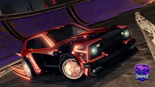 A Rocket League car design from XudiBTB2