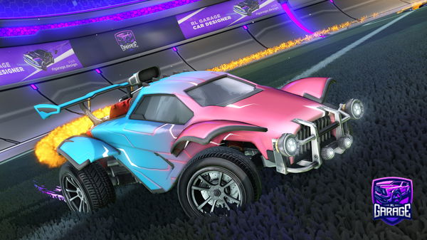 A Rocket League car design from SWAT77