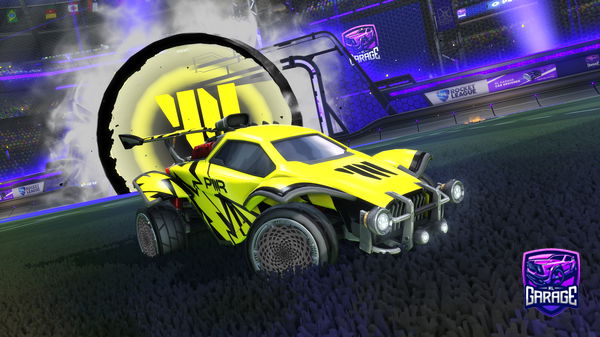 A Rocket League car design from Woptv123