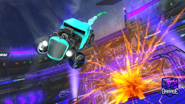 A Rocket League car design from QuanTuMsc28208