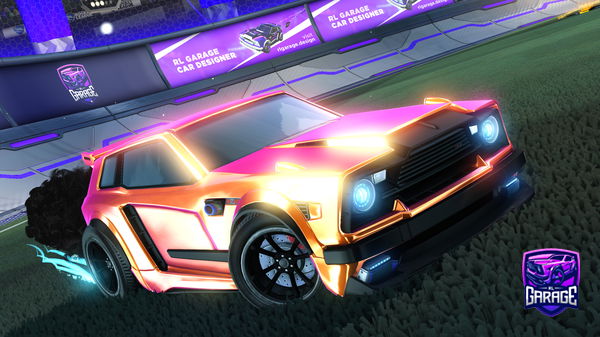 A Rocket League car design from Godzilljr29