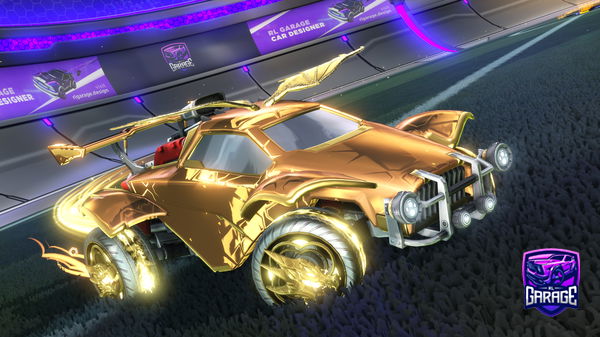 A Rocket League car design from happyhippy11