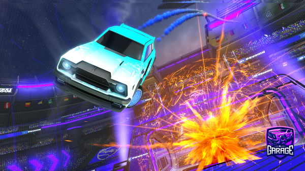 A Rocket League car design from gurkasos