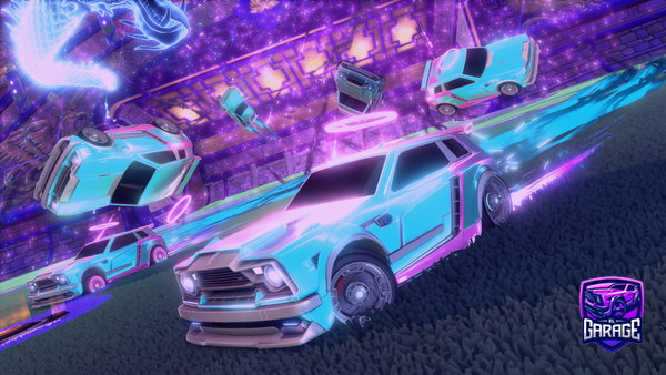 A Rocket League car design from Omega_HD08
