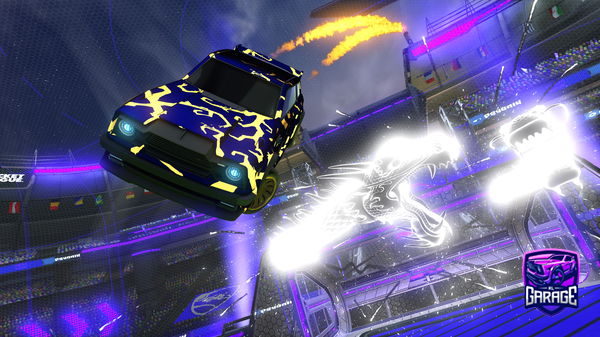 A Rocket League car design from raijinrl