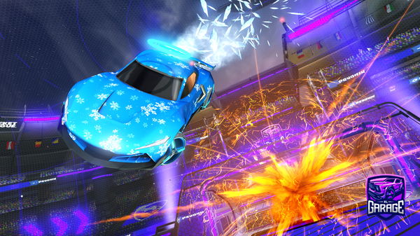 A Rocket League car design from ripflvkot