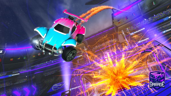 A Rocket League car design from SDsnappy