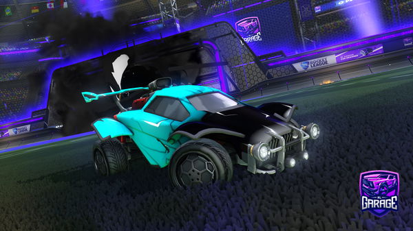 A Rocket League car design from Cubitux