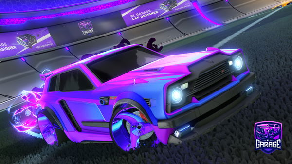 A Rocket League car design from Drrmless