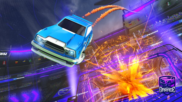 A Rocket League car design from rickyrickks