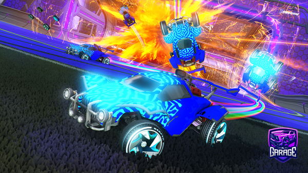 A Rocket League car design from wategaming