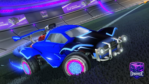 A Rocket League car design from gaviznotcool