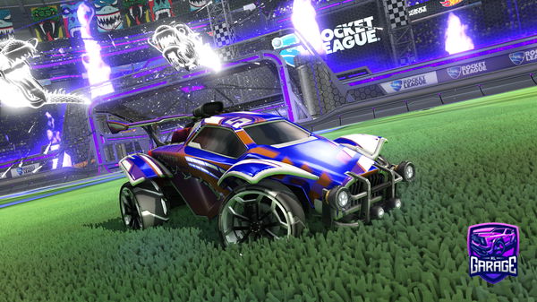 A Rocket League car design from Yami54