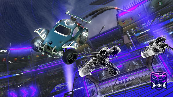 A Rocket League car design from lxVo1dxl