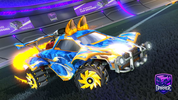 A Rocket League car design from Distinguished_goat