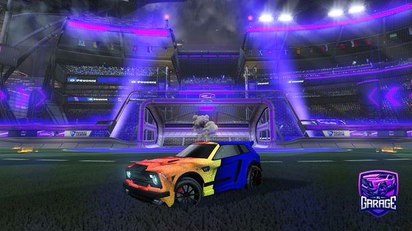 A Rocket League car design from wesIey