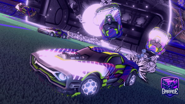 A Rocket League car design from SpareGarlic2344