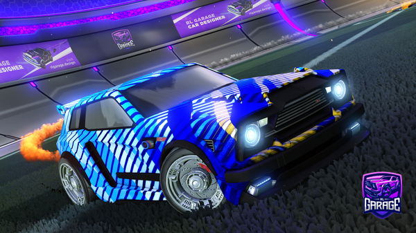 A Rocket League car design from GamingTOASTY933