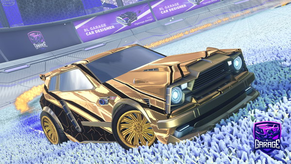 A Rocket League car design from CandyMuncherPro