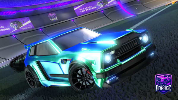 A Rocket League car design from zsr_titan