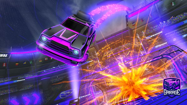 A Rocket League car design from Mxkby