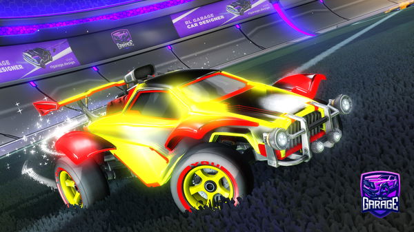 A Rocket League car design from ERRORMISSING