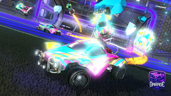 A Rocket League car design from Lykon