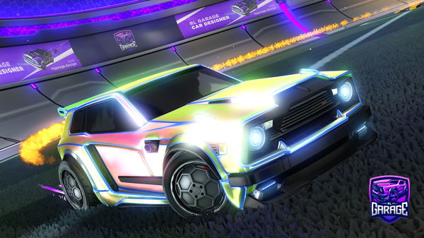 A Rocket League car design from Crg0611