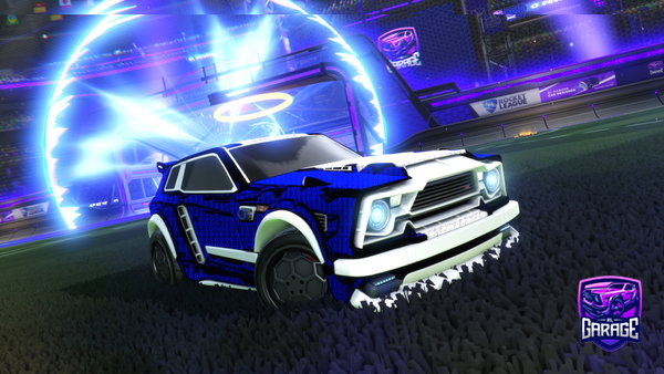 A Rocket League car design from moon12