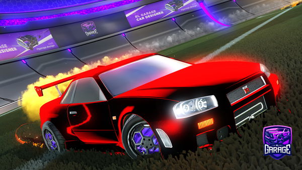 A Rocket League car design from leoshredz