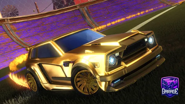 A Rocket League car design from dogemaster42