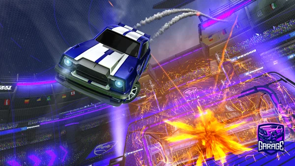 A Rocket League car design from Yerox00