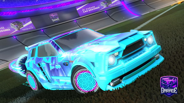 A Rocket League car design from ChevyRL