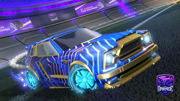 A Rocket League car design from CosmicEclipse274